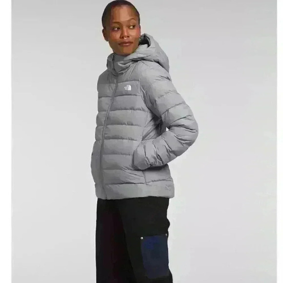 BRAND NEW WITH TAGS The North Face Women's Aconcagua 3 Hoodie Jacket GREY COLOR - Picture 4 of 9